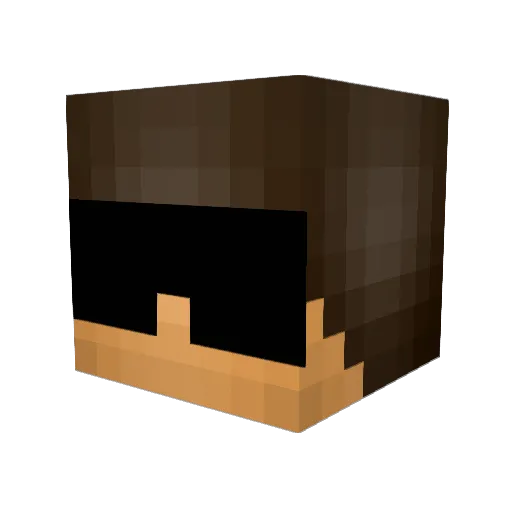 TheHyperSmasher Minecraft avatar head, 3D render