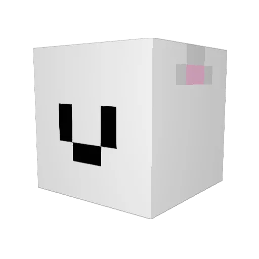 TheIceCreamQueen Minecraft avatar head, 3D render