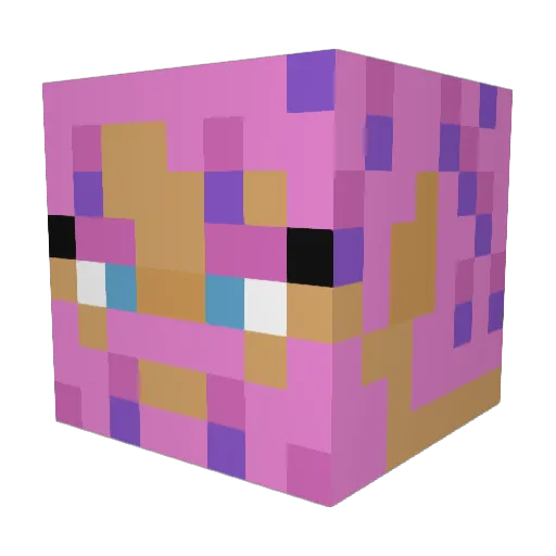 TheIceStar Minecraft avatar head, 3D render
