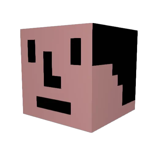 TheIceTea_ Minecraft avatar head, 3D render