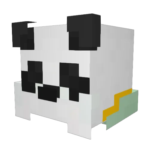 TheIdiot01 Minecraft avatar head, 3D render