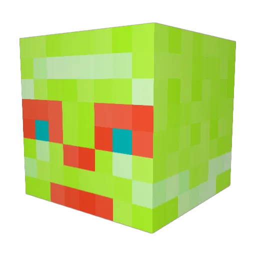 TheImaginary Minecraft avatar head, 3D render