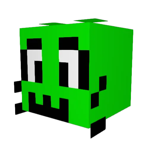 TheIndieDav Minecraft avatar head, 3D render