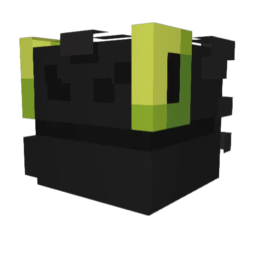 TheInfiltrator_ Minecraft avatar head, 3D render