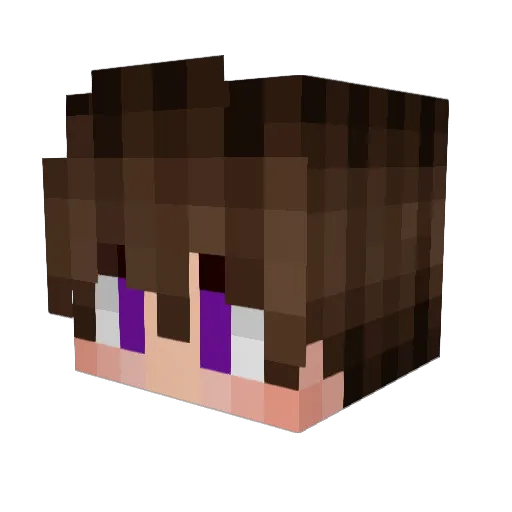 TheInverse Minecraft avatar head, 3D render