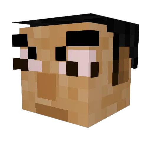 TheIrishGuru Minecraft avatar head, 3D render