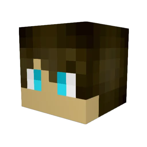 TheIrishMC12 Minecraft avatar head, 3D render