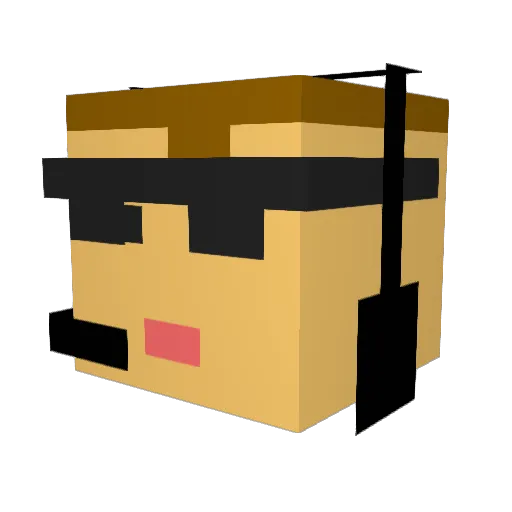TheIronCrossbow Minecraft avatar head, 3D render