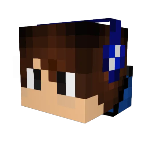 TheIronGames_YT Minecraft avatar head, 3D render