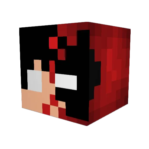 TheIronKing1 Minecraft avatar head, 3D render
