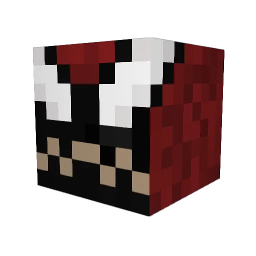 TheIronNinja44 Minecraft avatar head, 3D render