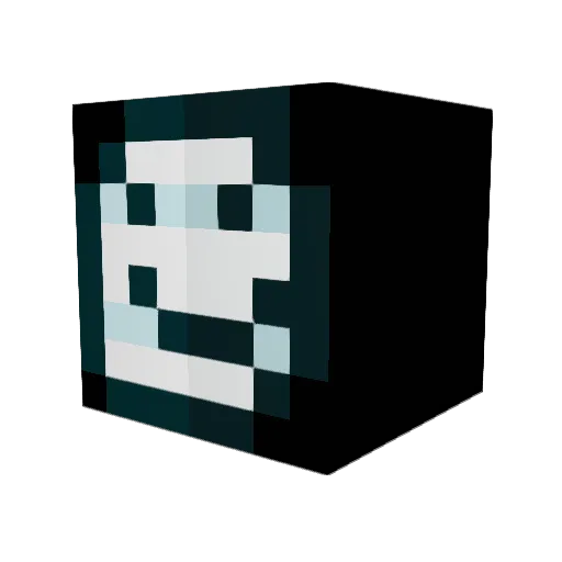 TheJ17 Minecraft avatar head, 3D render