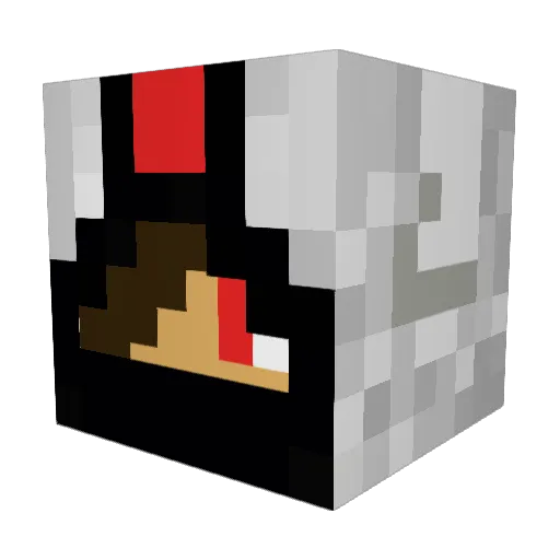 TheJFactor32 Minecraft avatar head, 3D render
