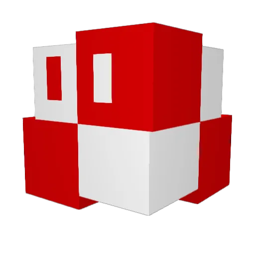 TheJack0fHearts Minecraft avatar head, 3D render