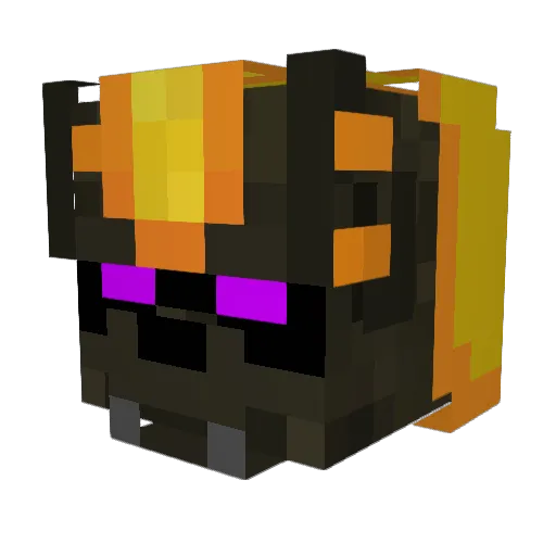 TheJackel17 Minecraft avatar head, 3D render