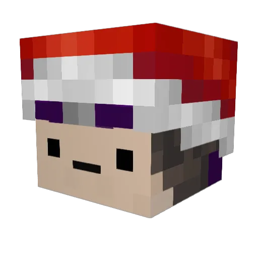 TheJakob Minecraft avatar head, 3D render