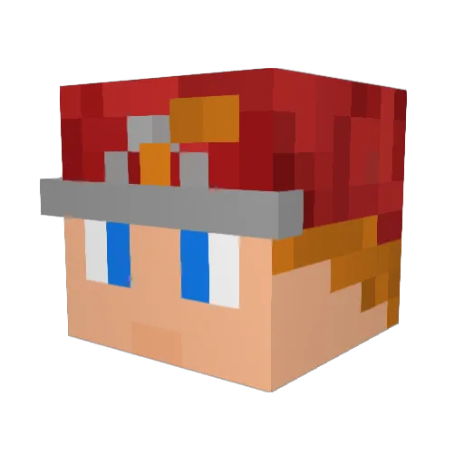 TheJalapeno Minecraft avatar head, 3D render