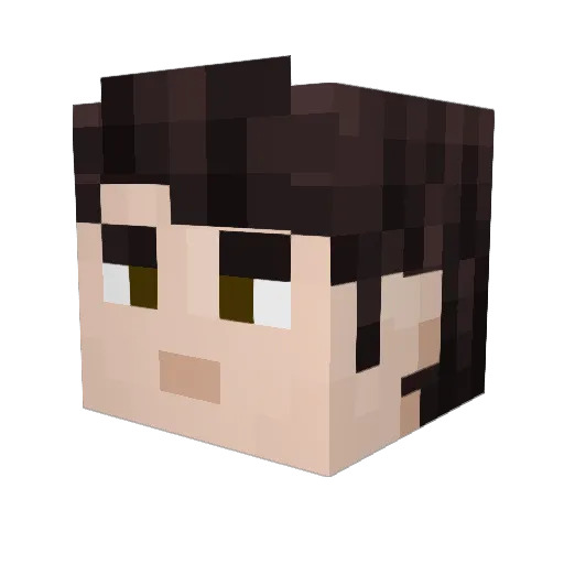 TheJamble Minecraft avatar head, 3D render