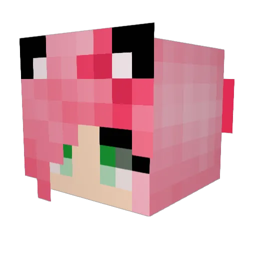 TheJar Minecraft avatar head, 3D render