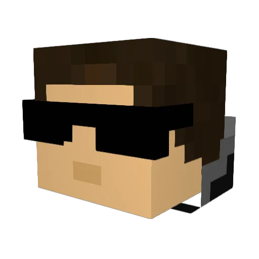 TheJarl27 Minecraft avatar head, 3D render