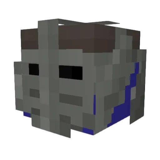 TheJarlo1 Minecraft avatar head, 3D render