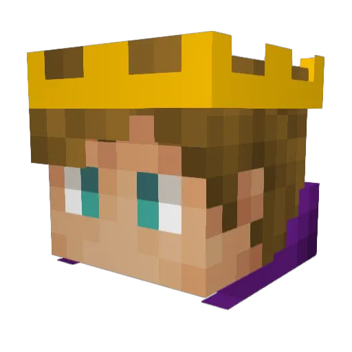 TheJayloo Minecraft avatar head, 3D render
