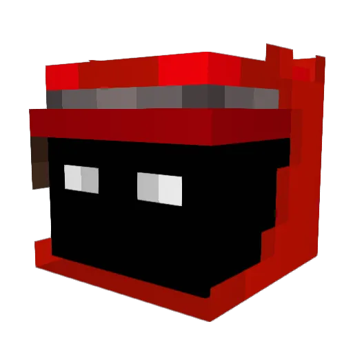 TheJeffDude Minecraft avatar head, 3D render