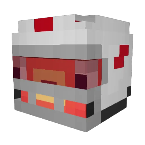 TheJehovah Minecraft avatar head, 3D render