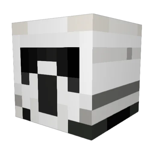 TheJerk17 Minecraft avatar head, 3D render