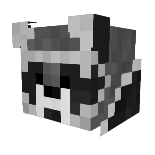 TheJesterSix Minecraft avatar head, 3D render
