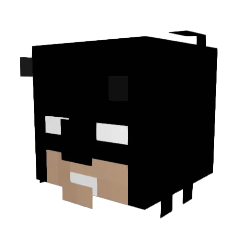 TheJezo Minecraft avatar head, 3D render
