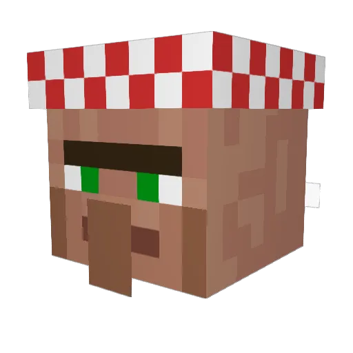 TheJoelN Minecraft avatar head, 3D render
