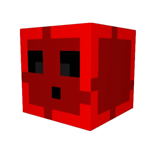 TheJokerExtra Minecraft avatar head, 3D render