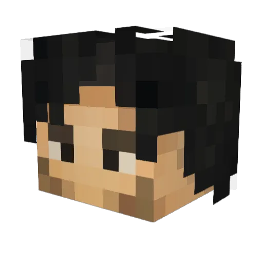 TheJokerJack Minecraft avatar head, 3D render