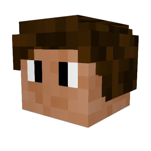 TheJonny2 Minecraft avatar head, 3D render