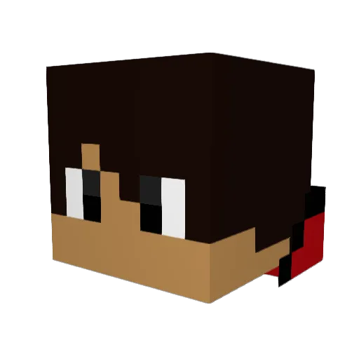 TheJose_S Minecraft avatar head, 3D render