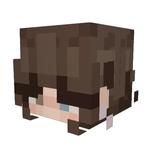 TheJudes Minecraft avatar head, 3D render
