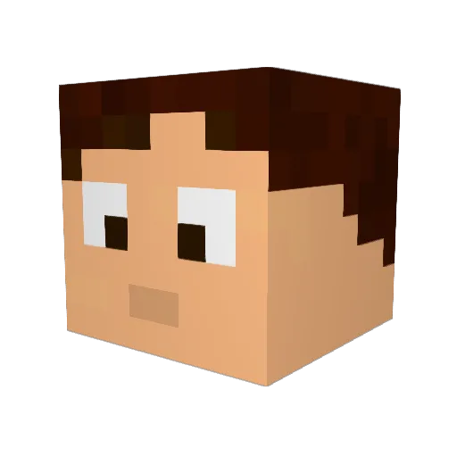 TheJummbo Minecraft avatar head, 3D render