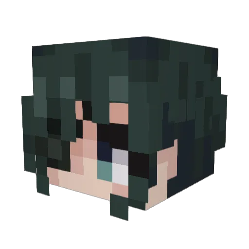 TheJunkyGuy Minecraft avatar head, 3D render