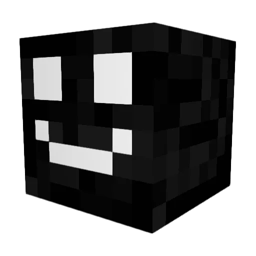 TheKADD Minecraft avatar head, 3D render