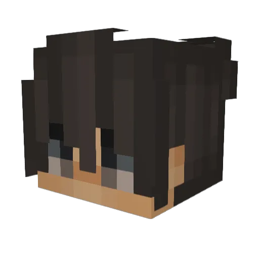 TheKacperR Minecraft avatar head, 3D render