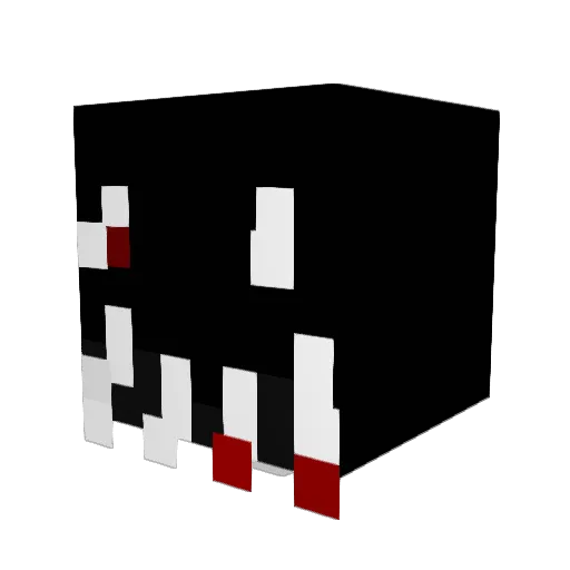 TheKaidro Minecraft avatar head, 3D render
