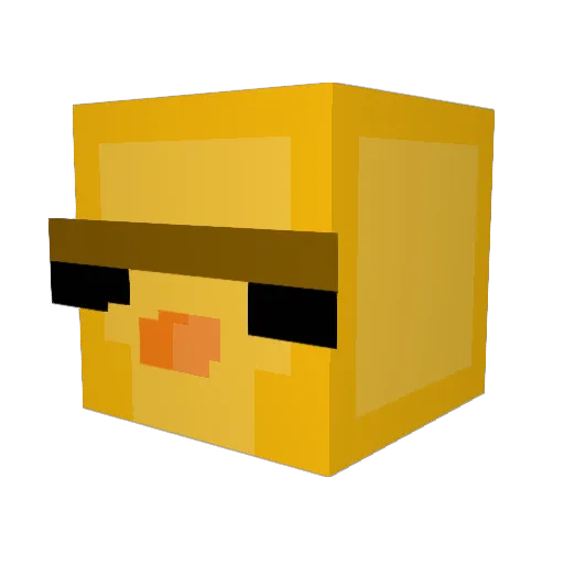 TheKailo Minecraft avatar head, 3D render