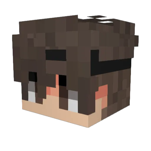 TheKarpata99 Minecraft avatar head, 3D render