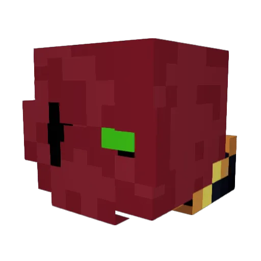 TheKendoka Minecraft avatar head, 3D render
