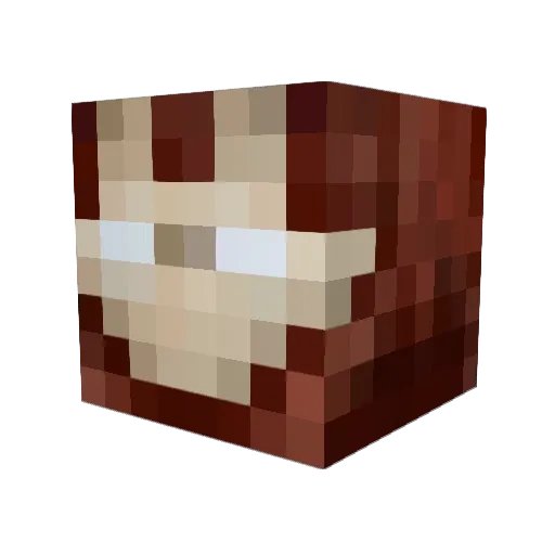 TheKevMan08 Minecraft avatar head, 3D render