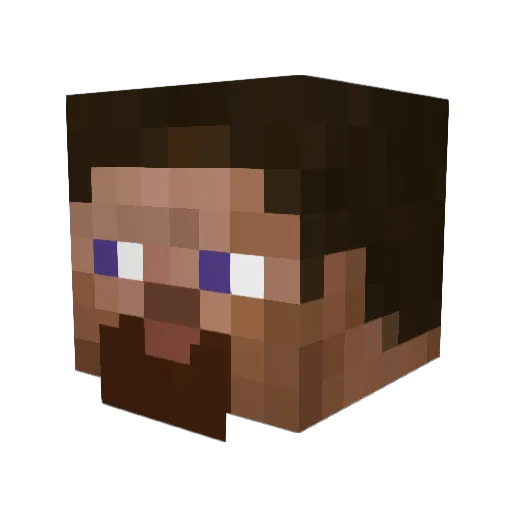 TheKewlDude Minecraft avatar head, 3D render