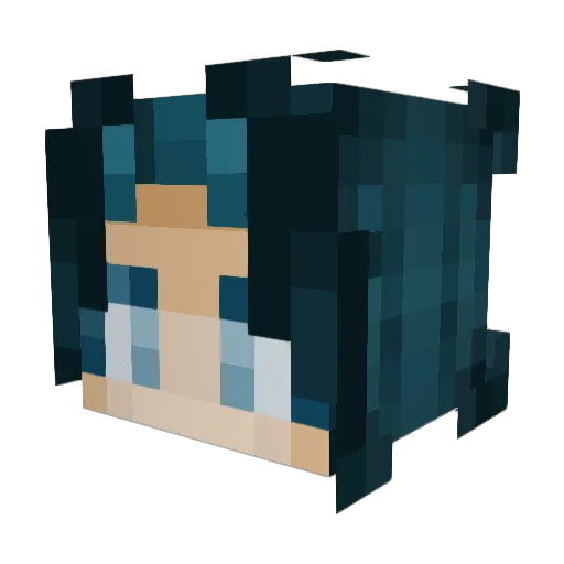 TheKeyToNowhere Minecraft avatar head, 3D render