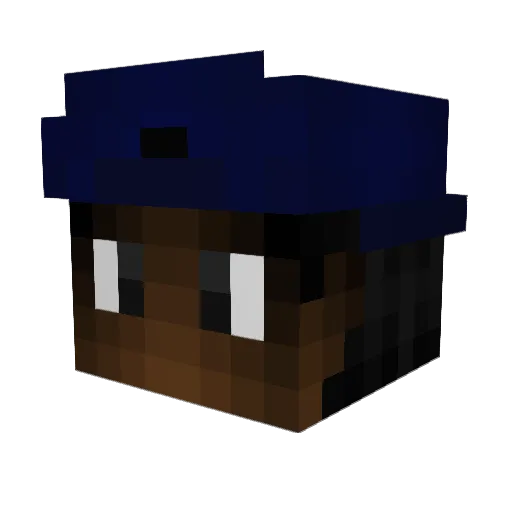 TheKidFlexx Minecraft avatar head, 3D render