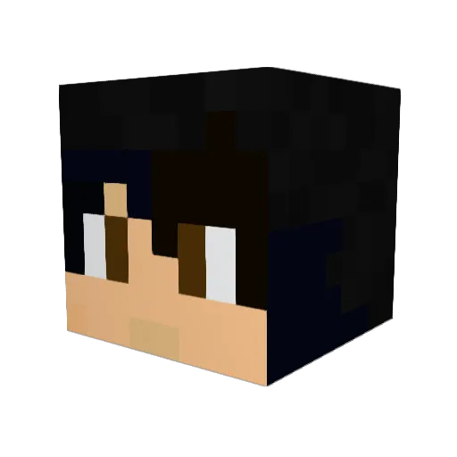 TheKidMars Minecraft avatar head, 3D render